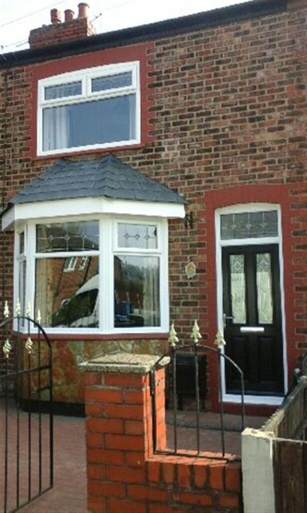 White UPVC windows with composite front door 3